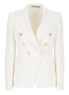 Tagliatore Double-breasted Jacket In White