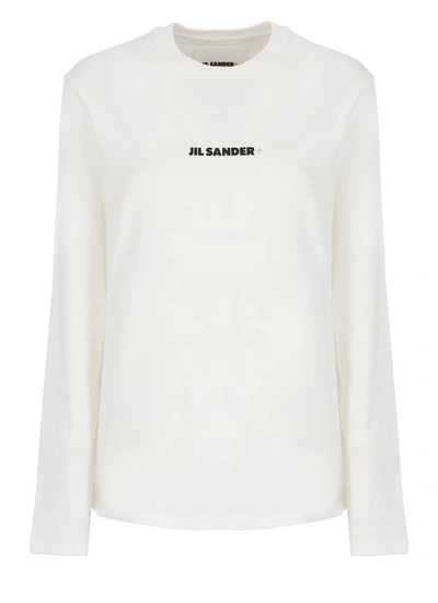 Jil Sander T-shirt With Logo In White