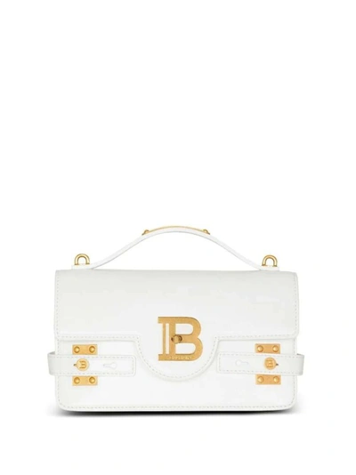 Balmain B-buzz Mini Tote Bag In White