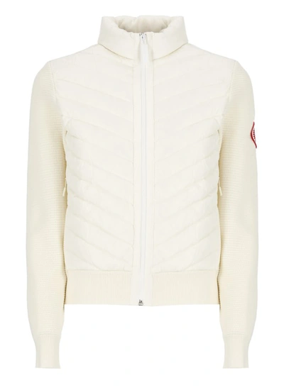 Canada Goose Ivory Down Jacket In White