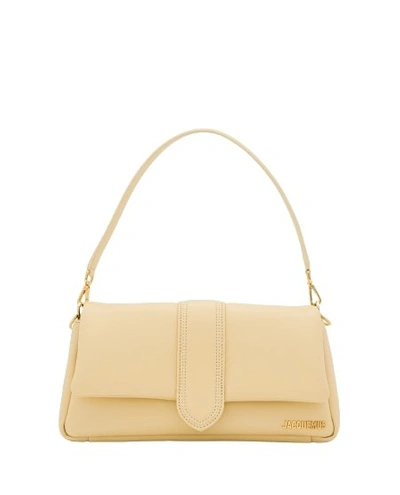 Jacquemus Le Bambimou Leather Shoulder Bag In Beige
