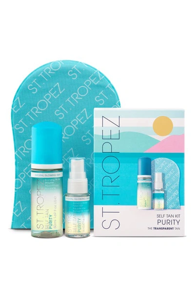 St. Tropez Purity: The Transparent Tan Self Tan Kit In White