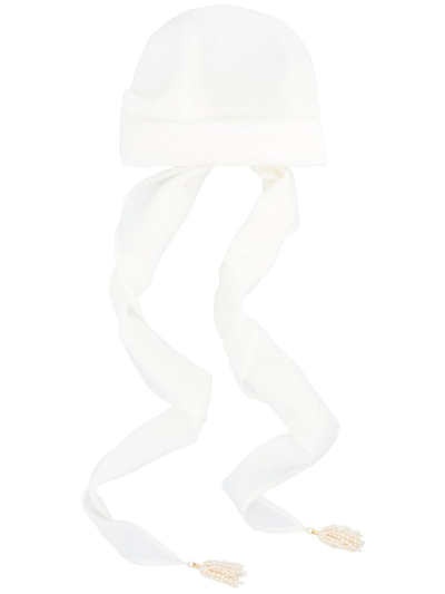 Ruslan Baginskiy Hustka Hair Accessories White