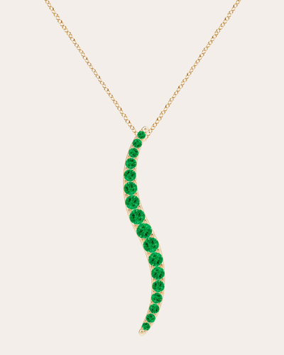 Natori Women's Shangri-la 14k Gold Tsavorite Pendant Necklace In Green