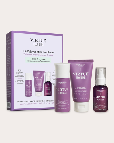 Virtue Labs Women's Virtue Flourish 30-day Hair Rejuvenation Treatment In White
