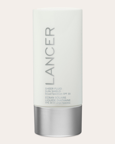 Lancer Women's Sheer Fluid Sun Shield Spf 30 60ml In White