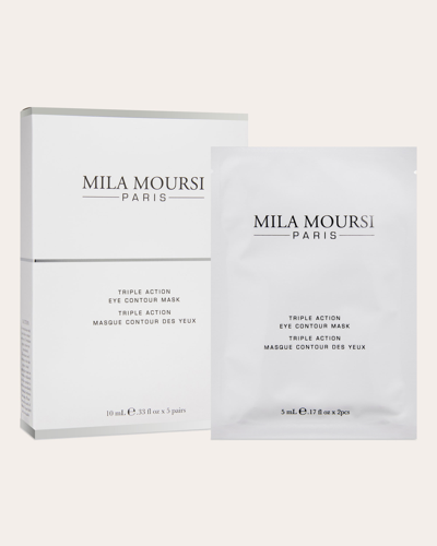 Mila Moursi Women's Triple Action Eye Contour Mask 10ml In White
