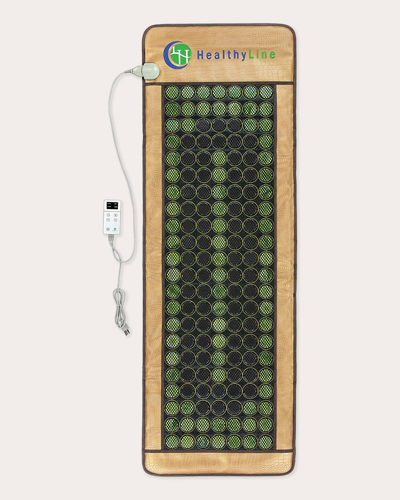 Healthyline Full Sized Jade And Tourmaline Heat Therapy Mat In White