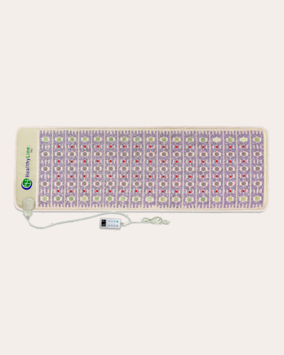Healthyline Full Sized Gemstone Heat Therapy Mat With 5 Therapies In White