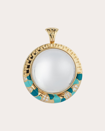 Renna Women's Aegean Looking Glass Pendant In Gold