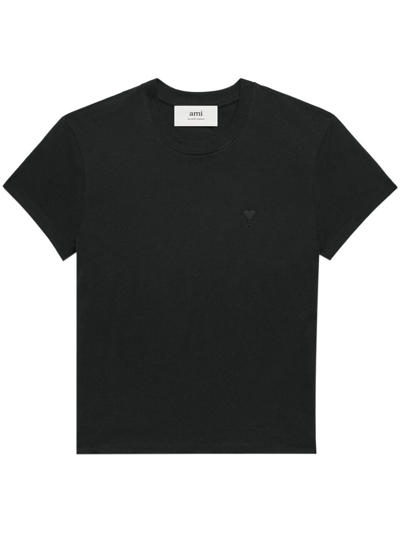 Ami Alexandre Mattiussi Ami De Coeur T-shirt Black Unisex
