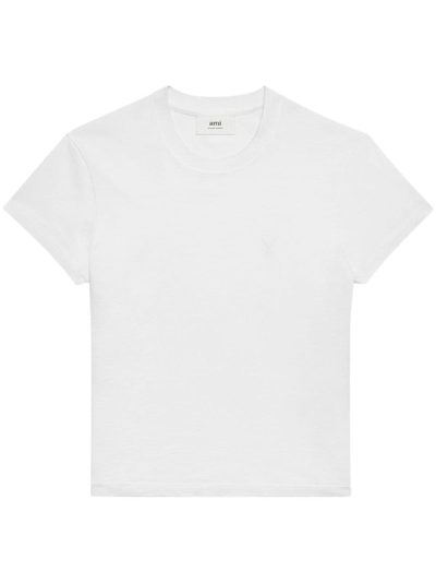 Ami Alexandre Mattiussi Klassisches T-shirt In White