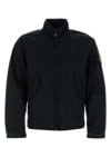Stone Island Men's Zippered Cotton Jacket In Blue