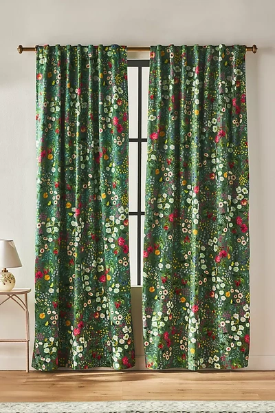 Maeve By Anthropologie Lola Curtain In Multicolor