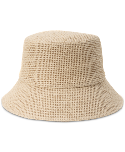Inc International Concepts Straw Bucket Hat, Created For Macy's In Natural