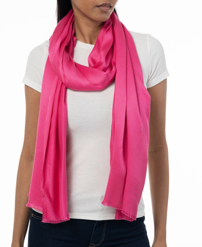 Inc International Concepts Inc Satin Pashmina Wrap, Created For Macy's In Bright Pink