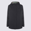 Herno Navy Blue Casual Jacket In Blue