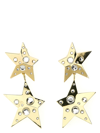 AREA CRYSTAL STAR DROP JEWELRY GOLD