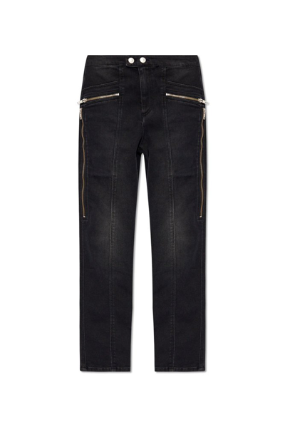 Isabel Marant Cropped Skinny Jeans In Black