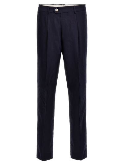 BRUNELLO CUCINELLI LEISURE PANTS BLUE