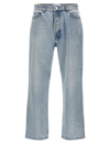 AMI ALEXANDRE MATTIUSSI LOOSE FIT JEANS LIGHT BLUE