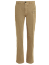 Incotex Red X Facetasm Wide Leg Trousers In Camel Colour