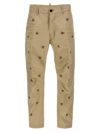 Dsquared2 Embroidered Pattern Chino Trousers