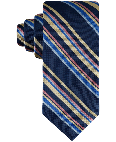 Tommy Hilfiger Men's Tristan Stripe Tie In Navy