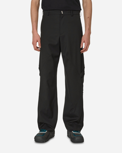 Kiko Kostadinov Melsas Darted Trousers Crow In Black | ModeSens