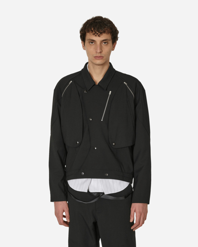 Kiko Kostadinov Tonino Utility Jacket Night In Black