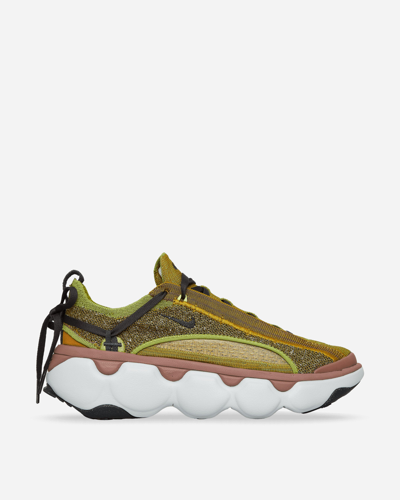 Nike Wmns Flyknit Bloom Sneakers Pear / Dark Smoke Grey In Multicolor