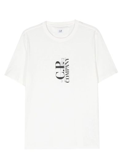 C.p. Company C.p.company T-shirts And Polos In Gauze White