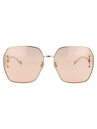 Gucci Gg1207sa Sunglasses In Neutrals