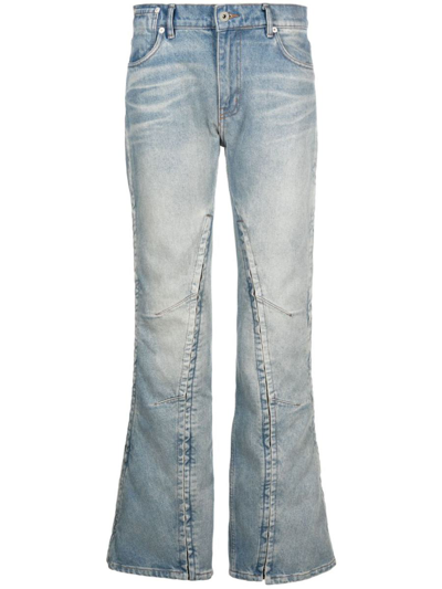 Y/project Flared Jeans In Blue