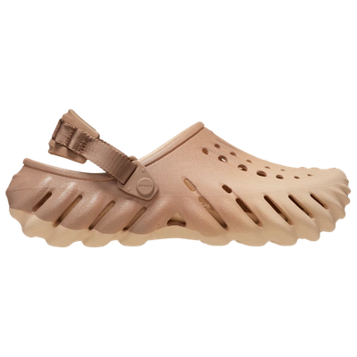 Crocs Echo Clog Shoes In Latte/latte