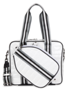 Think Royln Sporty Spice Pickle Ball Bag In White Patent