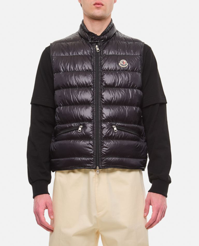 Moncler Gui Down Vest In Black