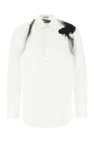 Alexander Mcqueen Shirts In Whiteblack