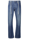 Apc Sureau Blue Cotton Jeans In Blue