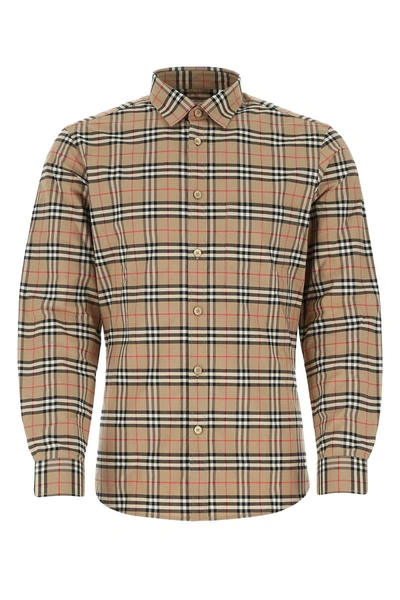 Burberry Simson Vintage Check-pattern Cotton Shirt In Multi