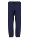 Autry Drawstring Waist Logo Track Pants In Blue
