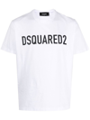 Dsquared2 Logo-print Crew-neck T-shirt In White