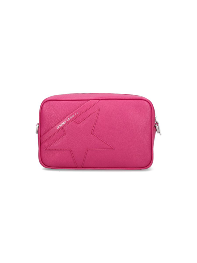 Golden Goose Star Fuchsia Leather Bag In Fucsia