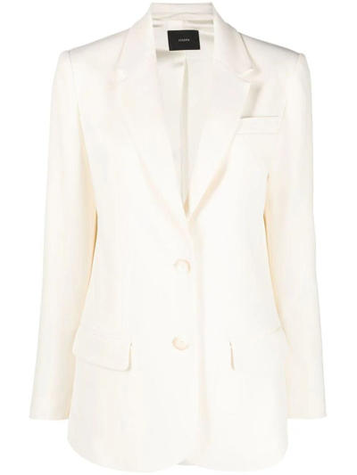 Joseph Jackie Jacket In Comfort Cady In White
