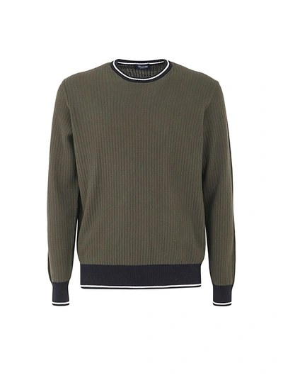 Drumohr Ribbed Sweater In Military