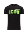 Dsquared2 Black Cotton T-shirt In Col. 971x