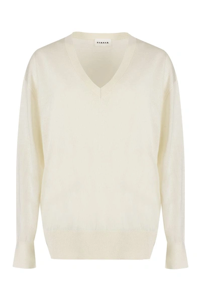 P.a.r.o.s.h Cashmere Sweater In Panna