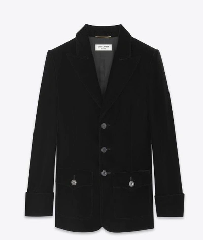 Saint Laurent Blazer In Noir