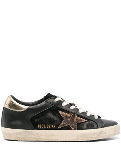 Golden Goose Black Leather Sneakers