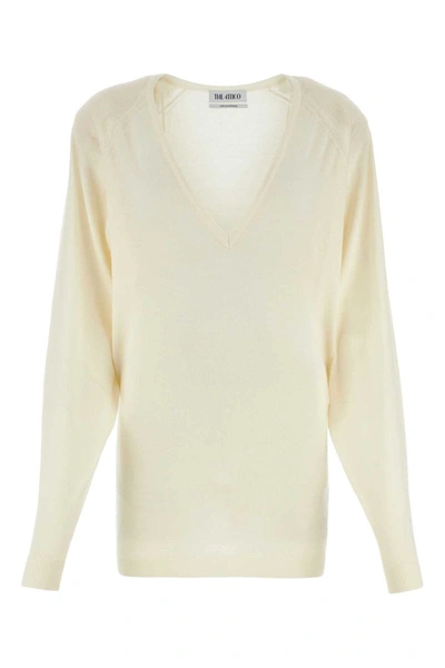 Attico The  Sweaters In Ivory